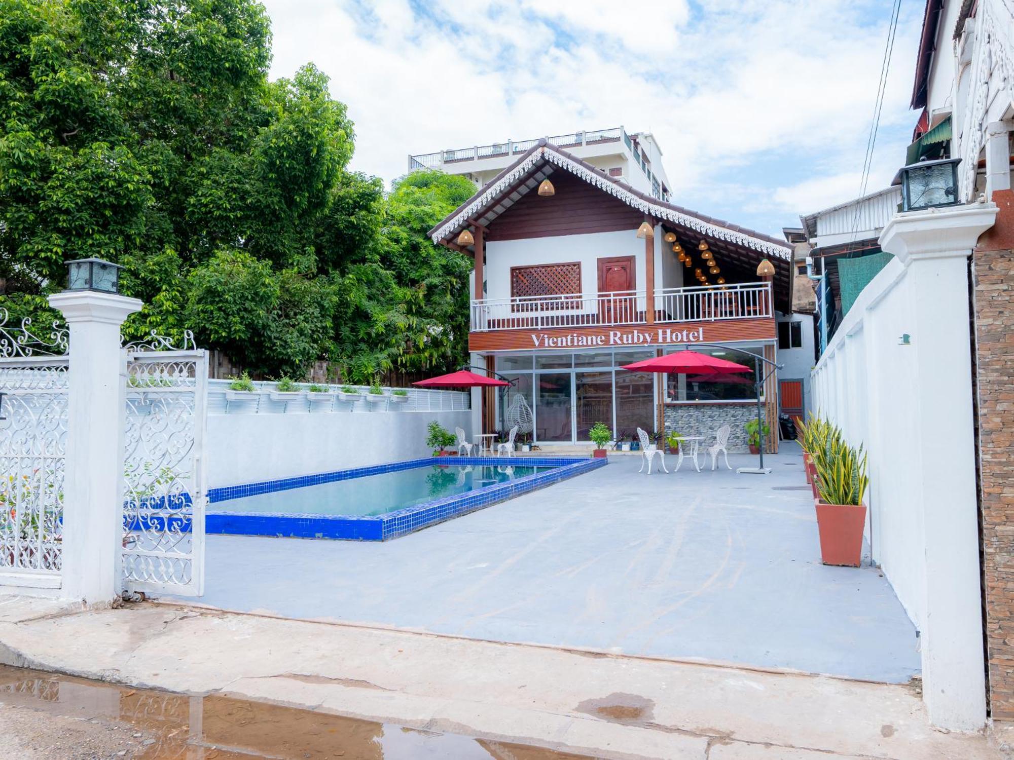 Vientiane Ruby Villa Hotel מראה חיצוני תמונה