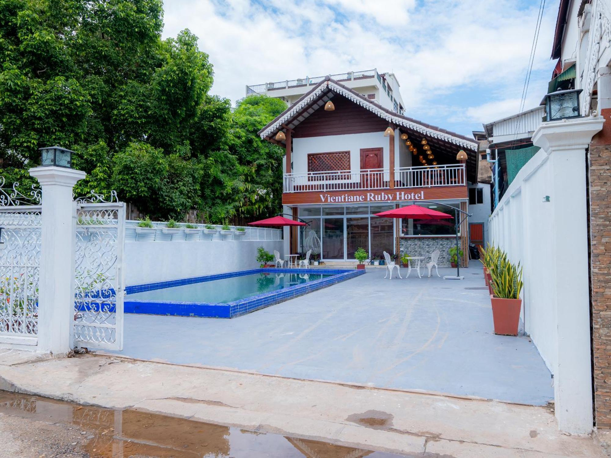 Vientiane Ruby Villa Hotel מראה חיצוני תמונה